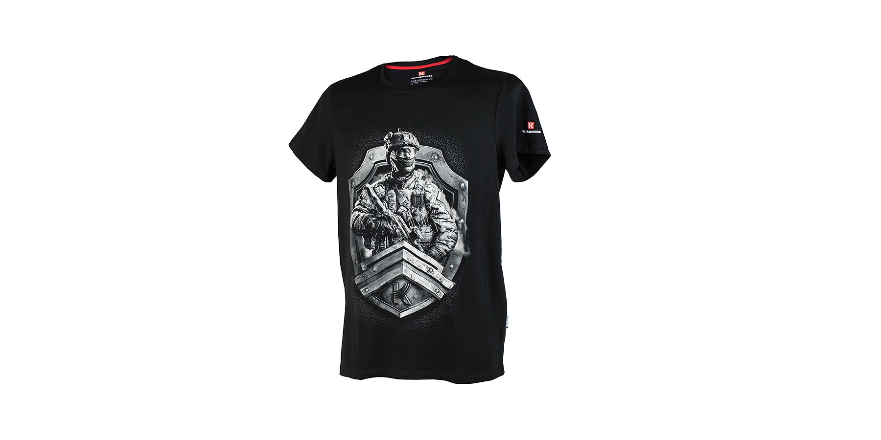 T-SHIRT KALASHNIKOV PRINT1 BLACK S