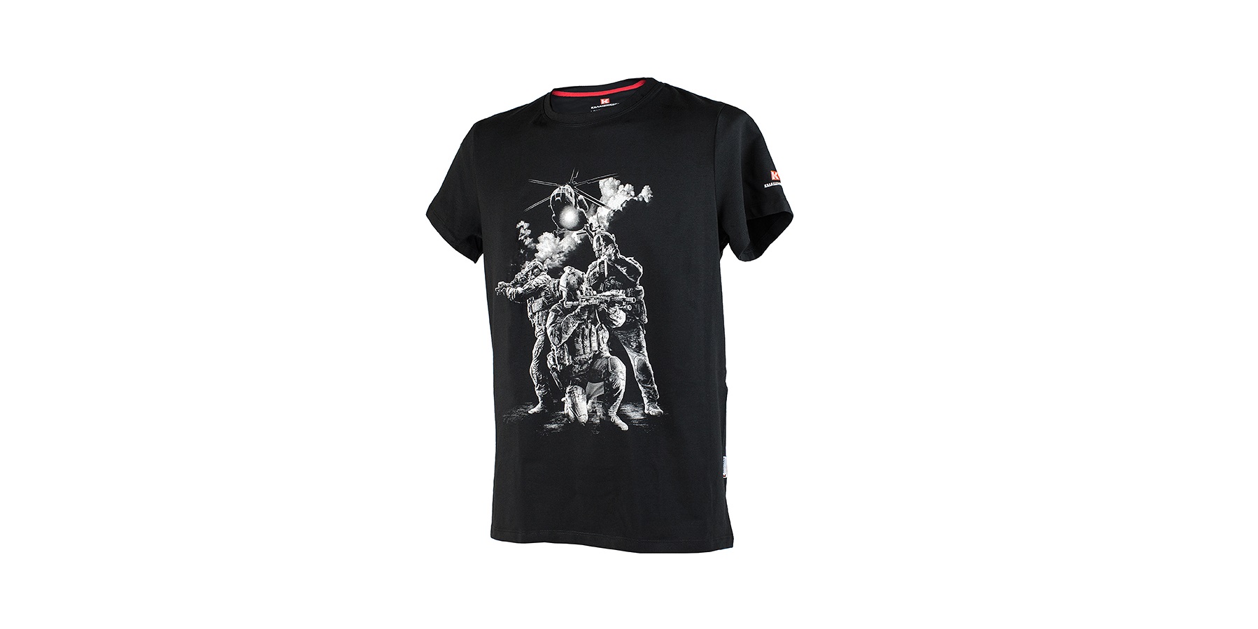 T-SHIRT KALASHNIKOV PRINT3 BLACK S