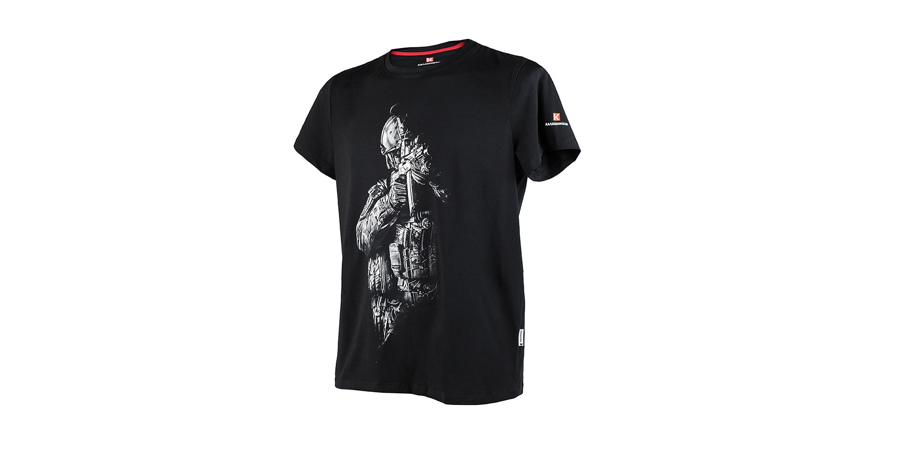 T-SHIRT KALASHNIKOV PRINT5 BLACK S